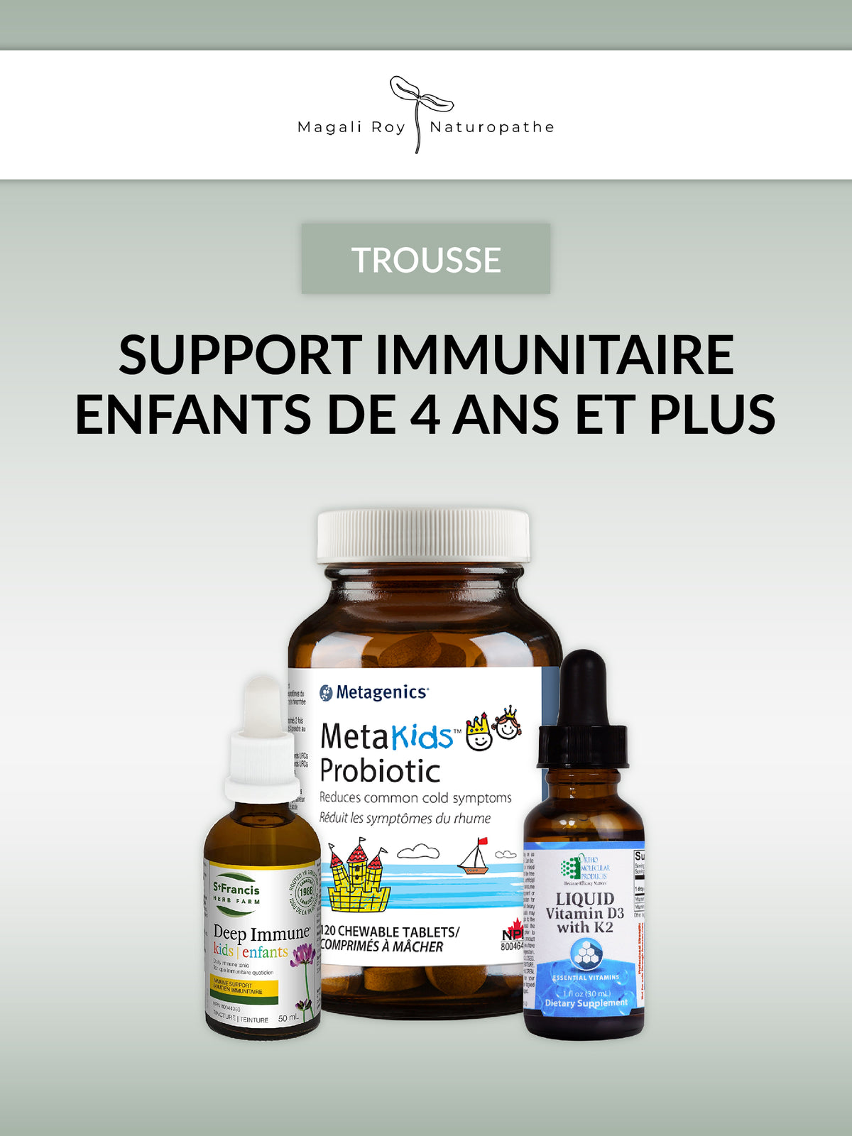 Trousse Support Immunitaire - Enfants de 4 ans et plus
