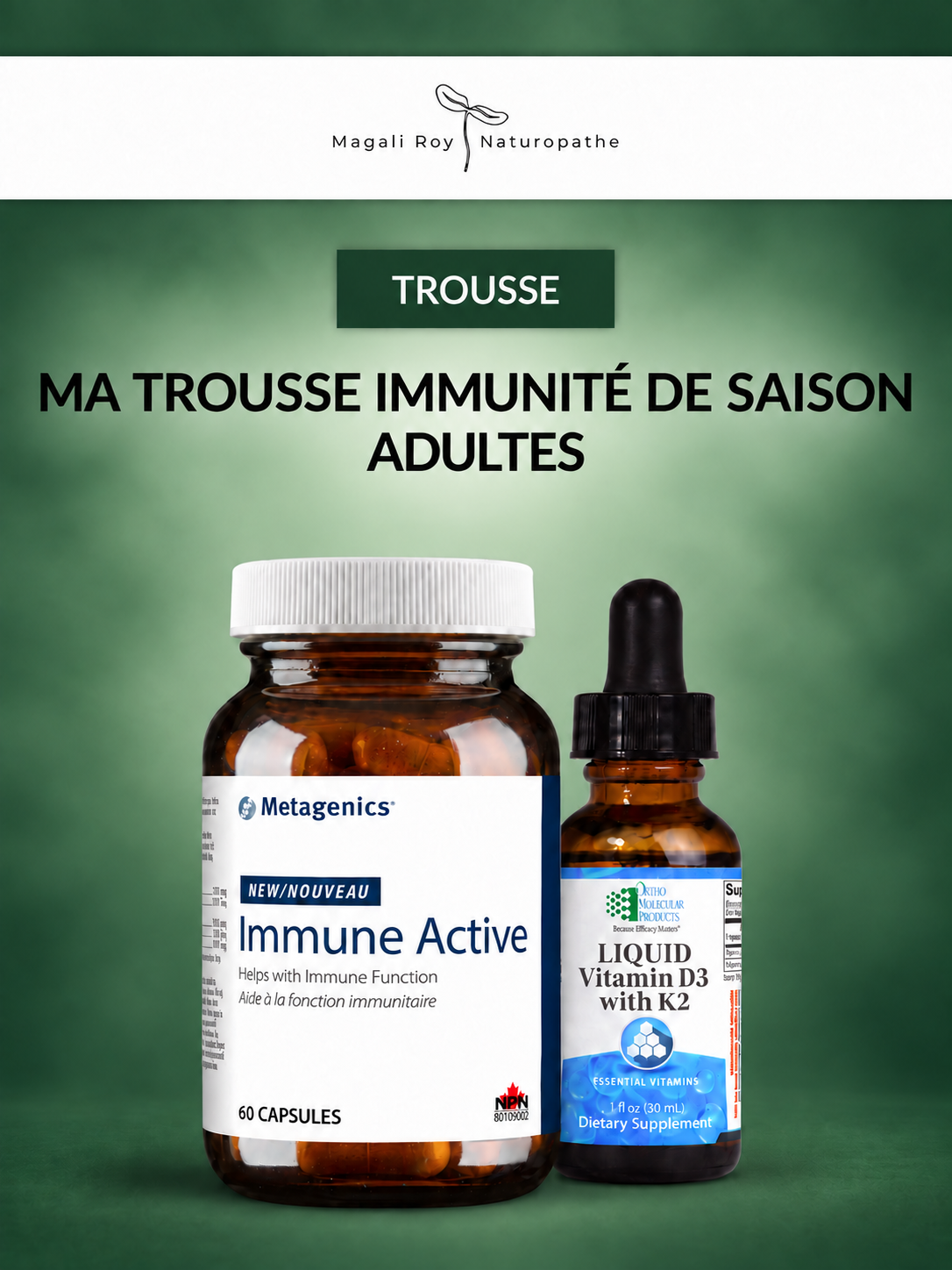 Trousse immunité de saison — Adultes