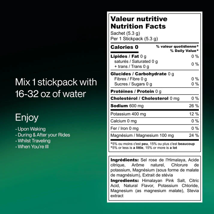 Dusk Hydratation - Électrolyte 600mg Sodium