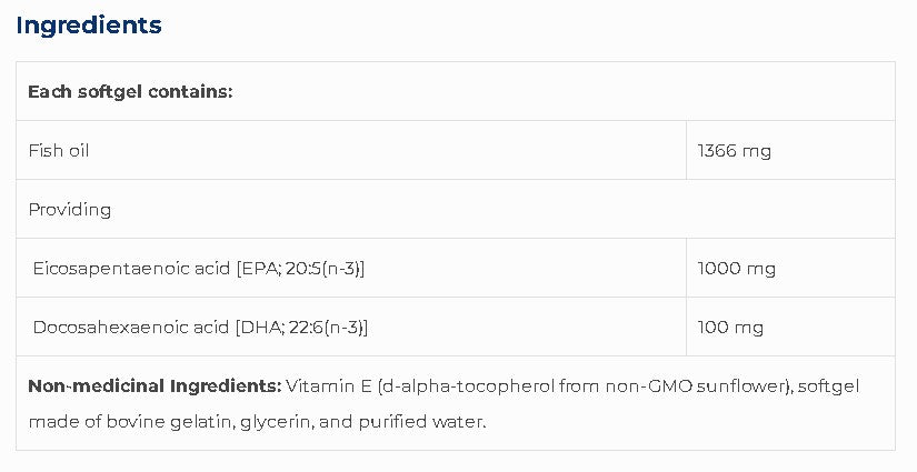 High-EPA SAP