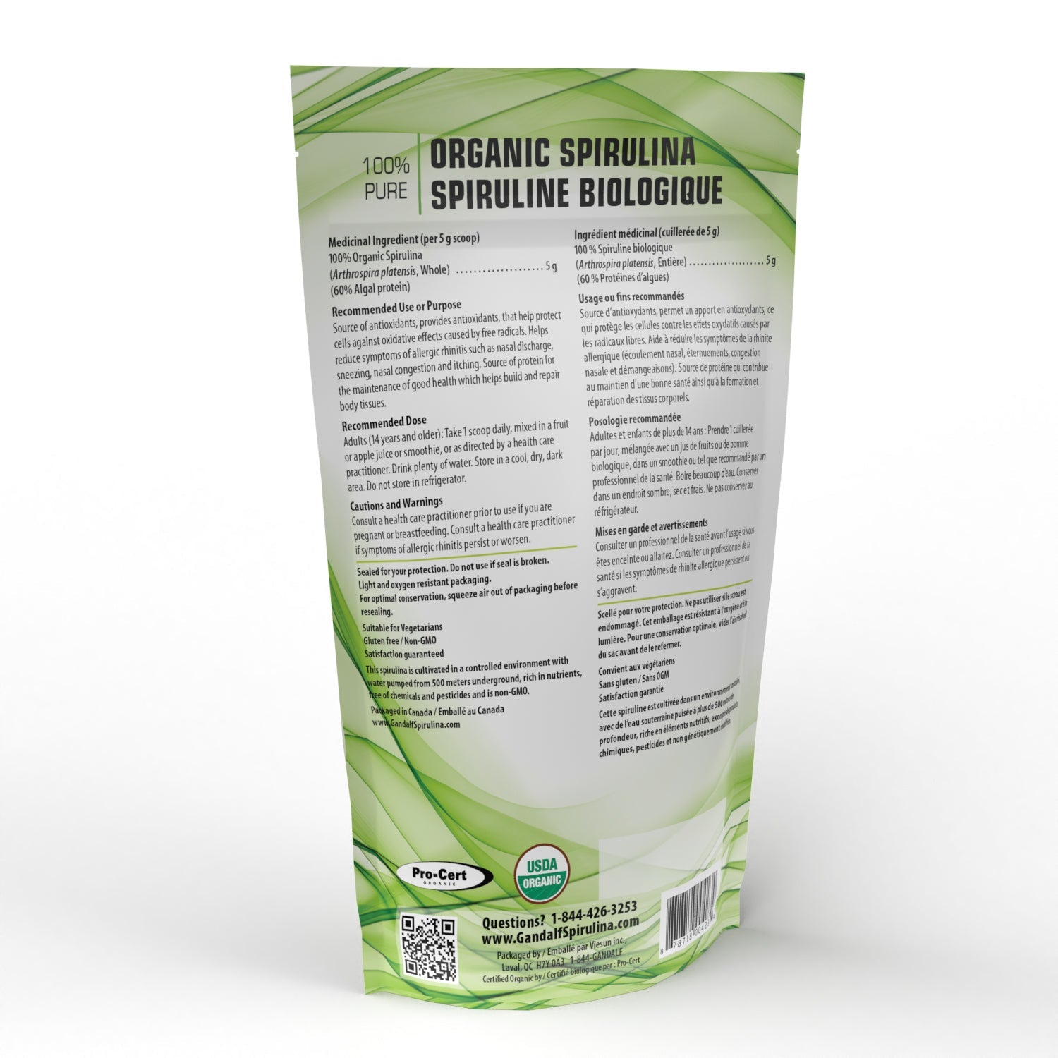 Spiruline biologique poudre