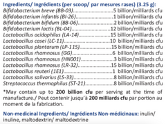 Ultra-PB100+ (100 Billion Probiotics avec FOS)